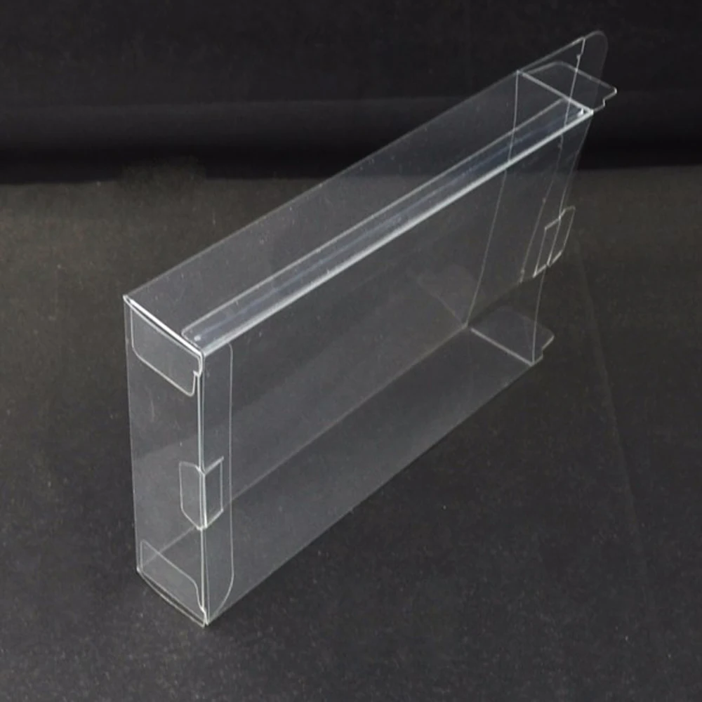 Caja de juego de plástico transparente, funda protectora de cartucho PET para G-ameBoy Advance Color para G-B G-BC G-BA