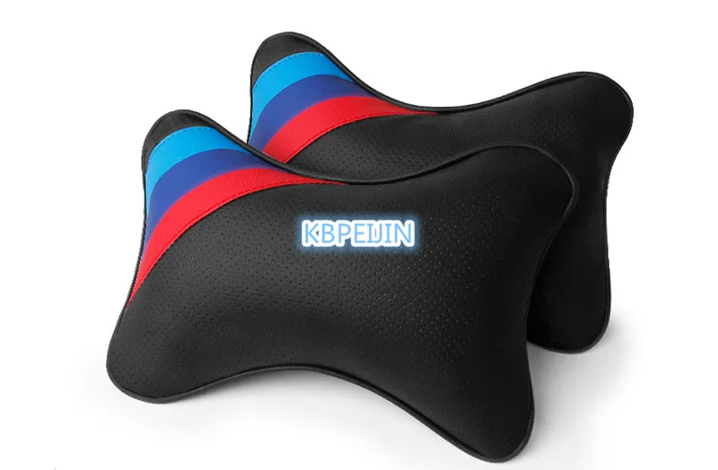 

Car styling 2PCS Car Pillow Space Memory Foam Headrest for BMW E82 E88 F20 F22 E21 E30 E36 E46 E90 E91 E92 E93 F30 Accessories