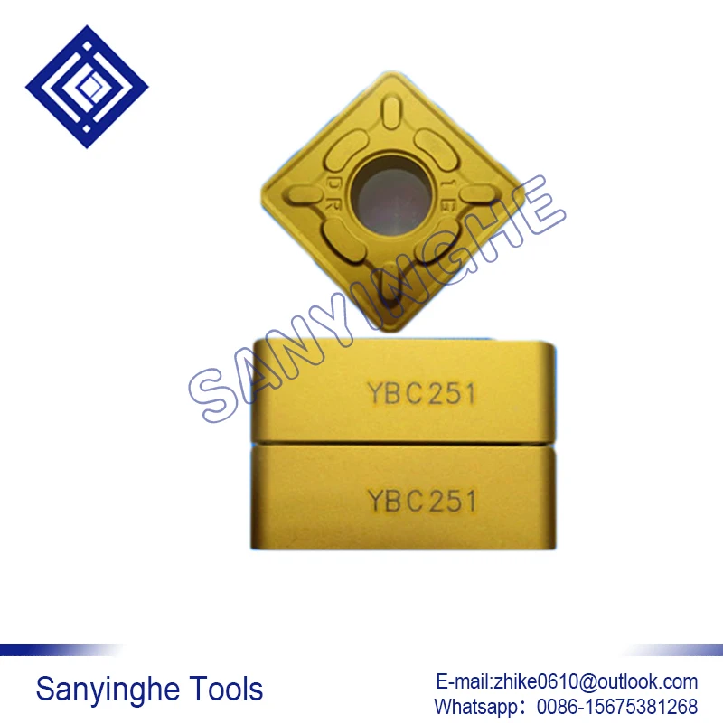 10 шт./лот YBC251 SNMG190616-DR cnc карбидные Токарные вставки