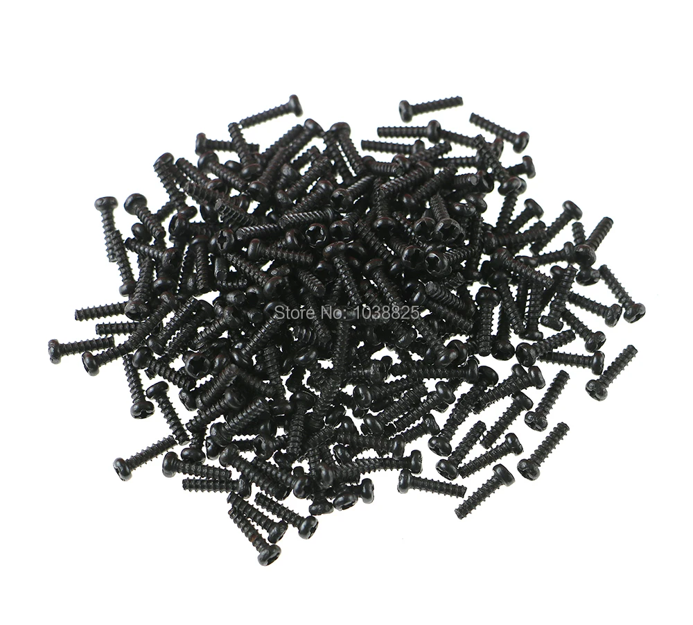 1000pcs/lot black round Head Screw Alloy Cross Bolts Screws for ps2 ps3 wireless controller