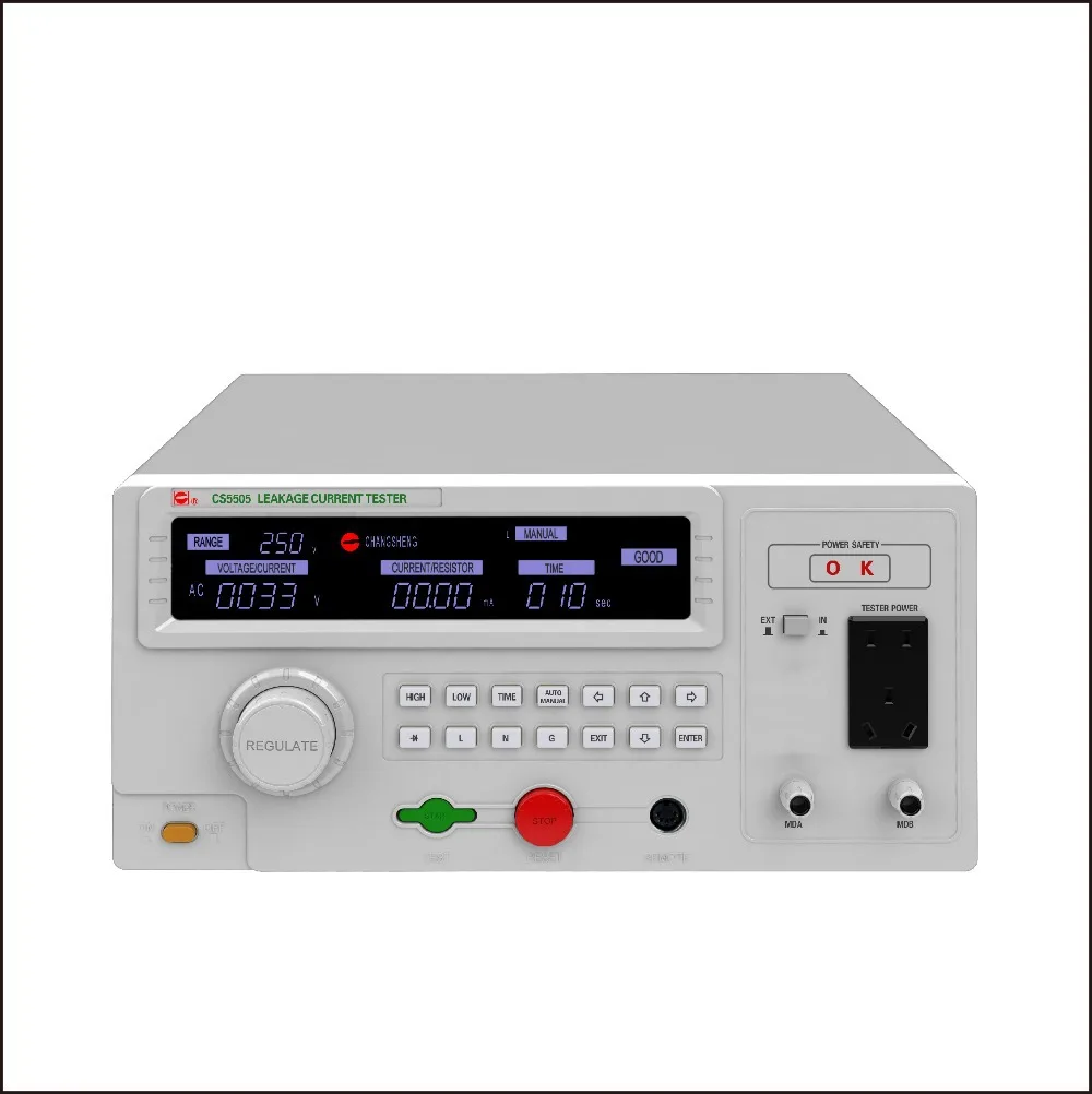 

Fast arrival Changsheng CS5505 0-250V 10uA -20mA leakage current tester