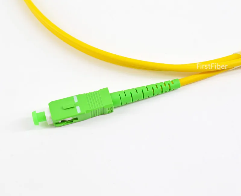 Câble de raccordement fibre optique SC APC, 5m 2.0mm PVC G657A, Simsake SM FTTH, 1m 2m 3m 10m 15m