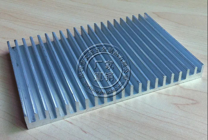 

LED Aluminum radiator 100*140*12.7MM heat transfer plate and high power heat sink