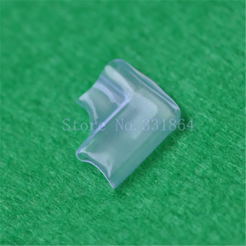 6.3mm transparent terminal jacket flag terminal protection sleeve plug spring insulation jacket soft PVC   500pcs