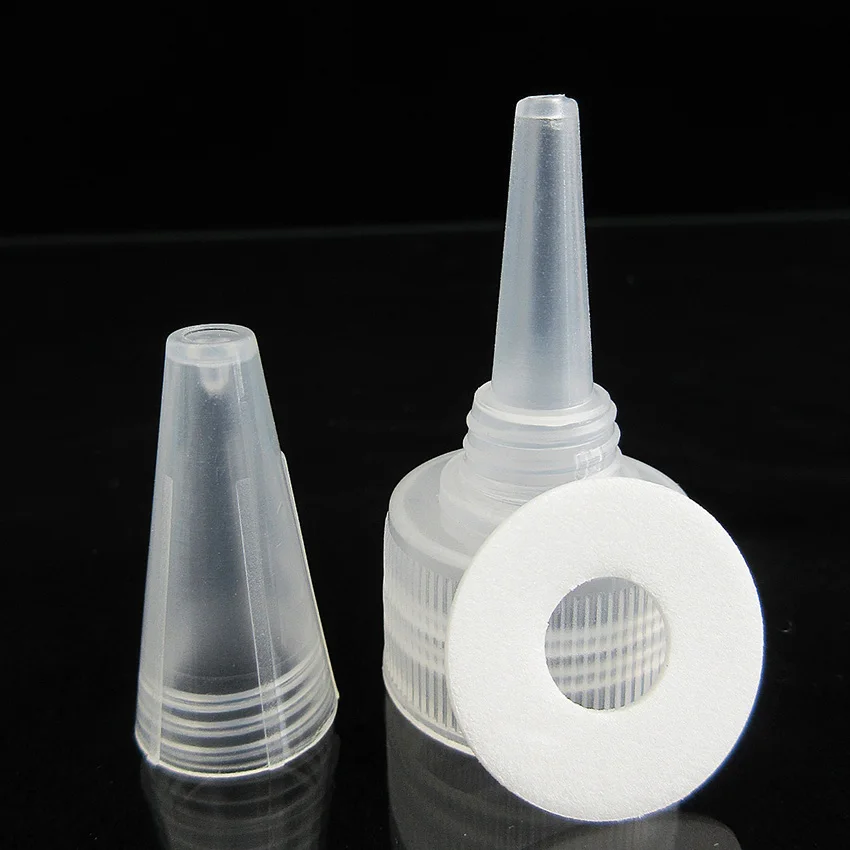 100pcs Bottle Caps Twist off for Hair Gel Unicorn E-Liquid Stamp Oil Ink Clear White Black 18mm-28mm Diameter Plastic Caps