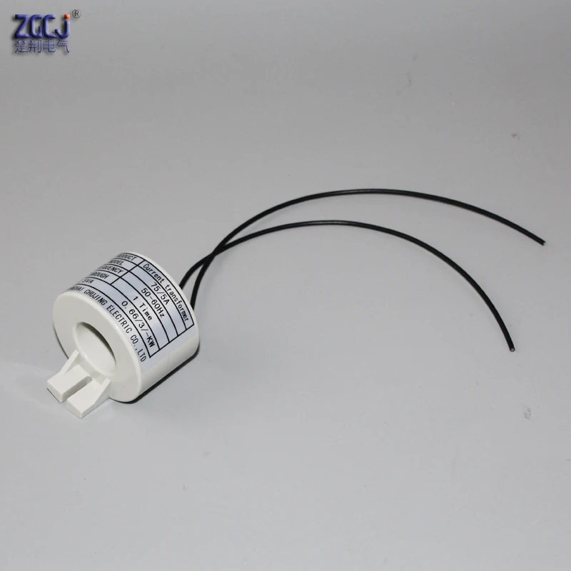 75A AC current  transformer 1.0 class Secondary current 5A  75A/5A CT Cable cross through 1 time