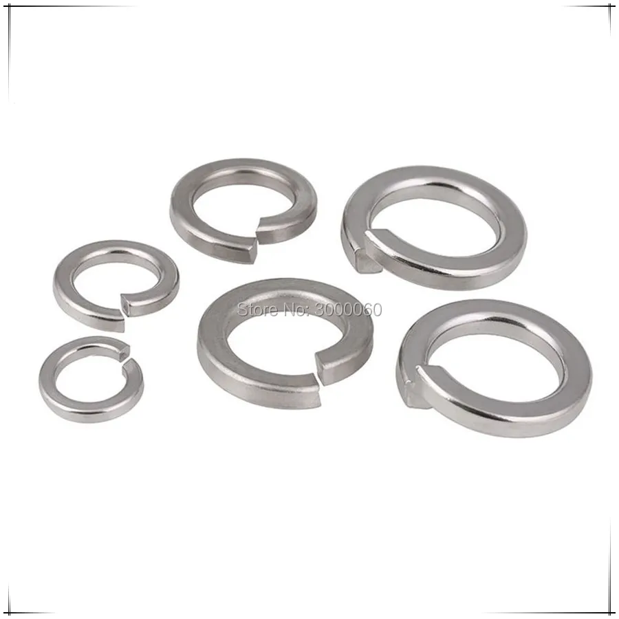 M2 M2.5 M3 M4 M5 Stainless Steel 316 A4 Spring Lock Washer 500pc/lot