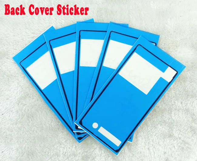 100% New Housing Front Screen Sticker + Battery Back Cover Sticker Adhesive Tape For Sony XPERIA Z2 L50W D6503