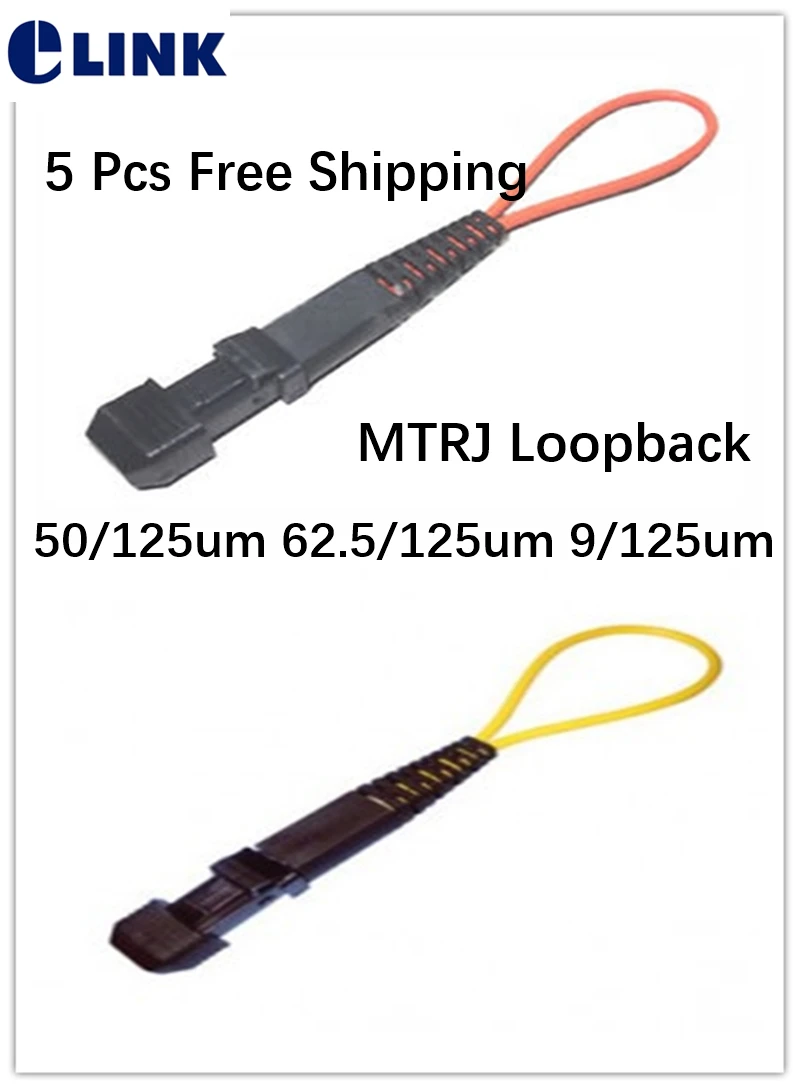MTRJ Волоконно-оптический контур для кабеля 0.2mtr OM1 OM2 OS1 желто-Оранжевый кабель волоконный контур адаптер ftthELINK 5 шт.