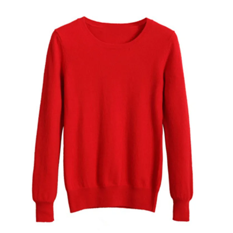 Brand NEW Women Sweaters Fashion Solid Color Long Sleeve Pullover Plus Size High Elasticity Slim Female Sweater