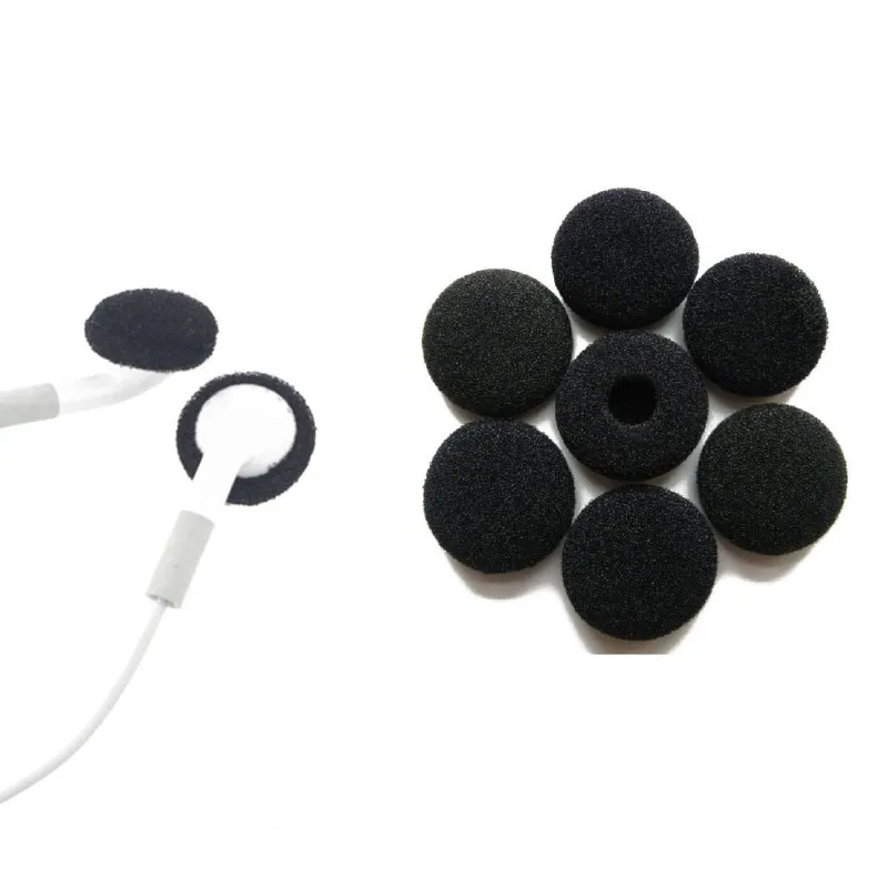 50Pcs Replacement Ear Tips Ear Bud,18mm Soft Foam Earbuds Eartips,Earpads Cushions Sponge Covers for Diameter 15mm-20mm Earphone