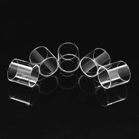 2PCS/Lot Wismec Theorem RTA 22mm tank glass  Replacement Clear Glass Tube