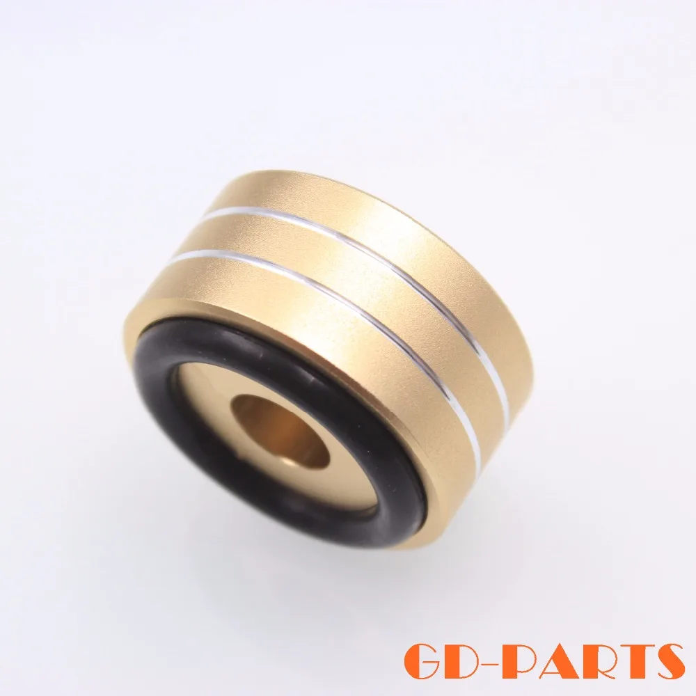 40mm * 20mm bearbeitetes massives Aluminium Audio Amp Füße Bein Lautsprecher Schrank Isolation Stand Boden Basis CD DAC Plattenspieler Pad Kegel