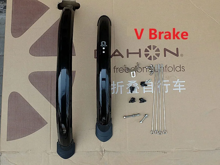 14 / 16 Inch Folding Bike Fender Da-hon 412 BYA Folding Bicycle Front & Rear Fenders V Brake / Disc Brake Folding Bike Parts