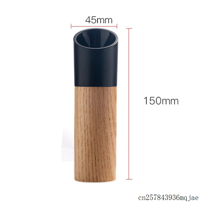 50pcs Wooden Salt and Pepper Grinder Oak Wood Pepper Mills Hand Movement Grinding Kitchen Cooking Tools