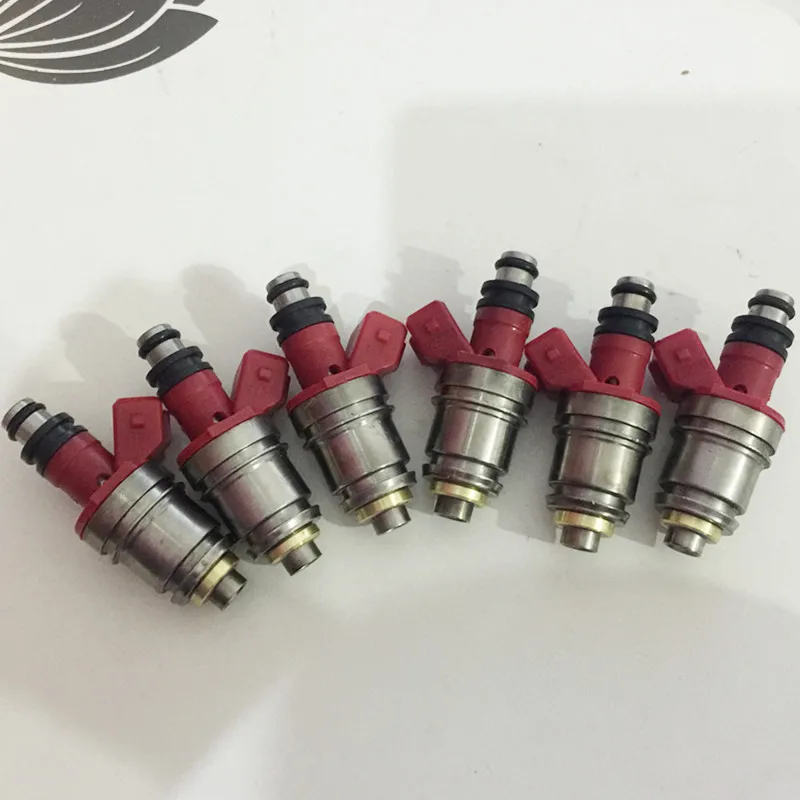 

6# Flow match OEM Jecs fuel injectors for 90-95 Nissan Pickup D21 2.4L (JS21-1) 16600-86G00 16600-86G10