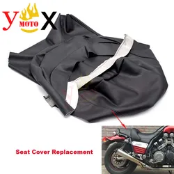 Replacement Thick Black PU Leather Motorcycle Seat Cover Cushion Guard Waterproof For Yamaha VMAX VMAX1200 V-MAX1200 VMAX1200