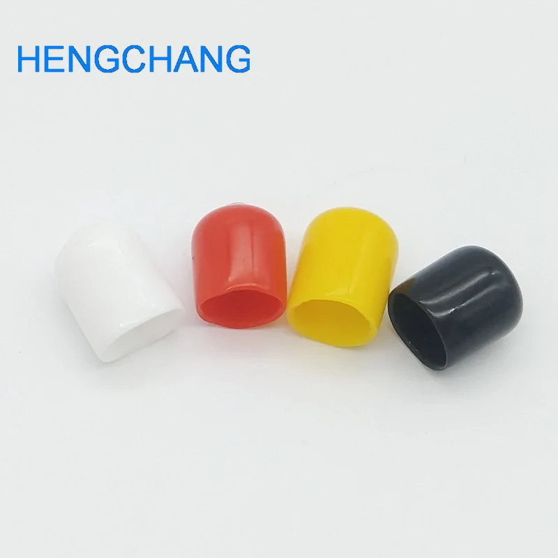 8mm inner diameter RCA protective cover Rubber Covers Dust Cap for metal tubes Hose End Cap Screw Thread Protector Cover 100pcs