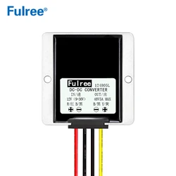 Fulree® Waterproof DC 12V 24V to DC 48V 1A 3A 5A Step Up Converter 12 24 Volt to 48 Volt Boost Voltage Regulator Power Module