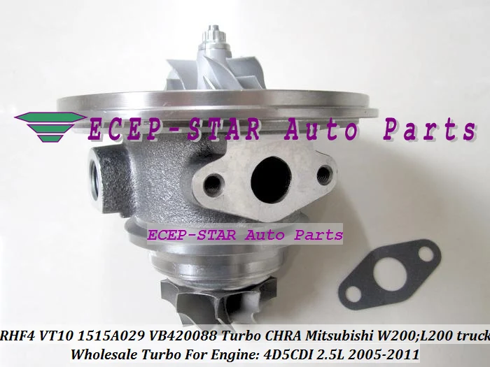 Turbo CHRA Cartridge Core RHF4 VT10 1515A029 VB420088 Turbocharger For Mitsubishi W200 L200 Pickup 2005-14 Di-D 4WD 4D5CDI 2.5L