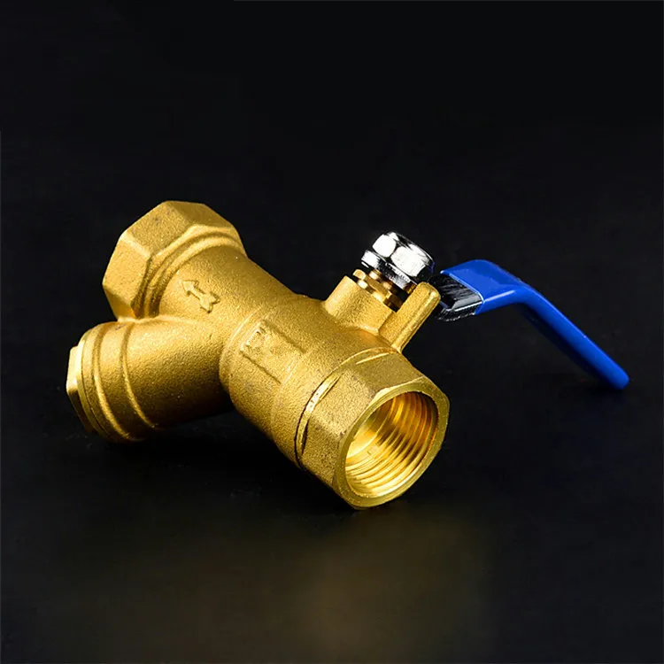 1pcs Brass Y Type Strainer Filter Ball Valve 3/4