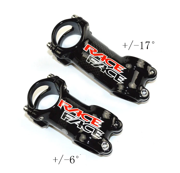 Newest Arrival Next Mountain&Road bike 6&17 angle degree alloy+carbon fibre bicycle stem MTB light 31.8*60-120mm