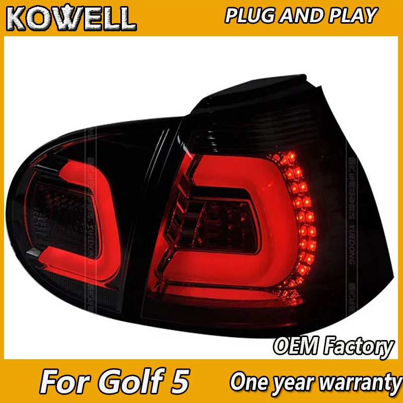 

KOWELL Car Styling For vw golf 5 led rear lights car styling golf mk5 led rear lamp parking vw golf 5 taillights led car