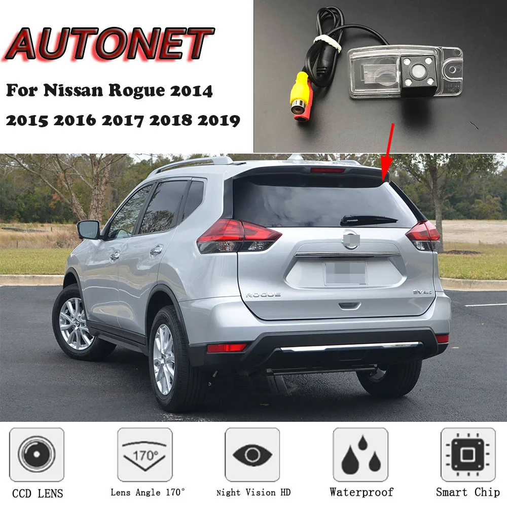 

AUTONET Backup Rear View camera For Nissan Rogue 2014 2015 2016 2017 2018 2019 Night Vision/license plate camera/parking Camera