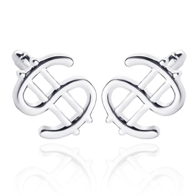 Luxury Men Cufflinks High Quality Music Note Black Beard Glasses Hexagonal Star Square Men\'s Shirts Suits Cuff Links Gift
