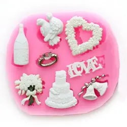 Christmas Ring Bell Cooking Tools Fondant Silicone Molds Chocolate For Baking Of Cake Decorating Candy Resin Kitchen Ware