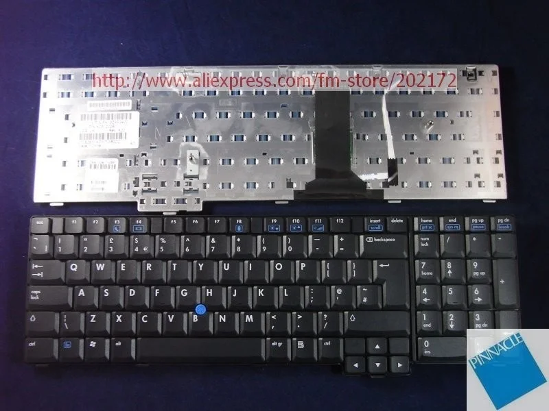 

Brand New Black Laptop Notebook Keyboard 409913-031 PK13ZKF3400 For HP Compaq nw9440 nx9420 series (United Kingdom)
