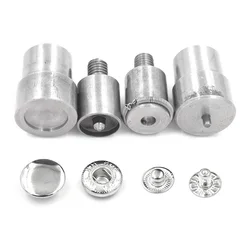 8/10/12.5/15 MM Snaps Fastener Die Metal Buckle Rivets Eyelets Press Machine Mold Button Installation Tools