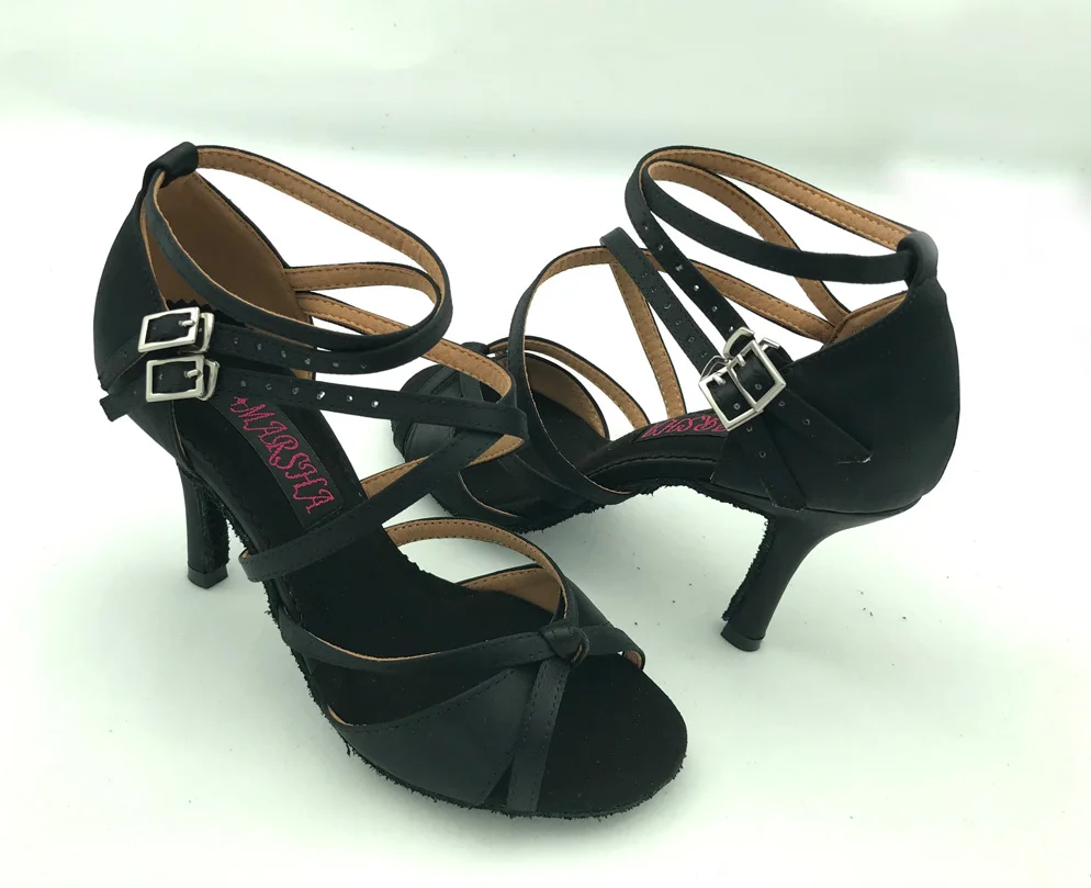 Nowe mody profesjonalne damskie buty do tańca latin buty do tańca towarzyskiego buty tango party i buty ślubne 6209BLK wysyłka za darmo