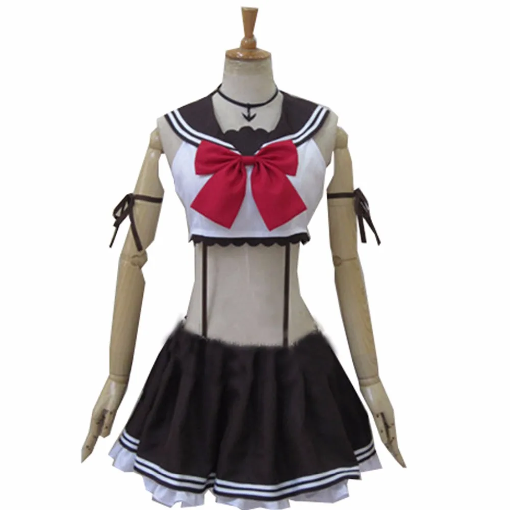 2018 Lian Azur Lane Cosplay Qiu Qianlian Cosplay Costume Sailor suit custom madesize