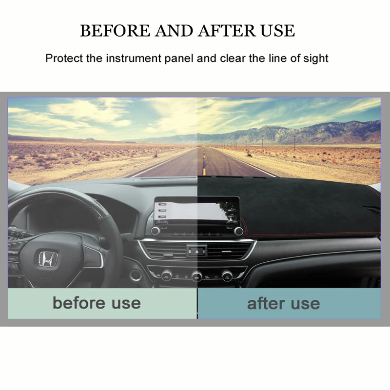 Car Dashboard Cover For Mitsubishi Pajero Montero 2007 2008-2015 2016 2017 Mat Protector Sun Shade Dashmat Board Pad Auto Carpet