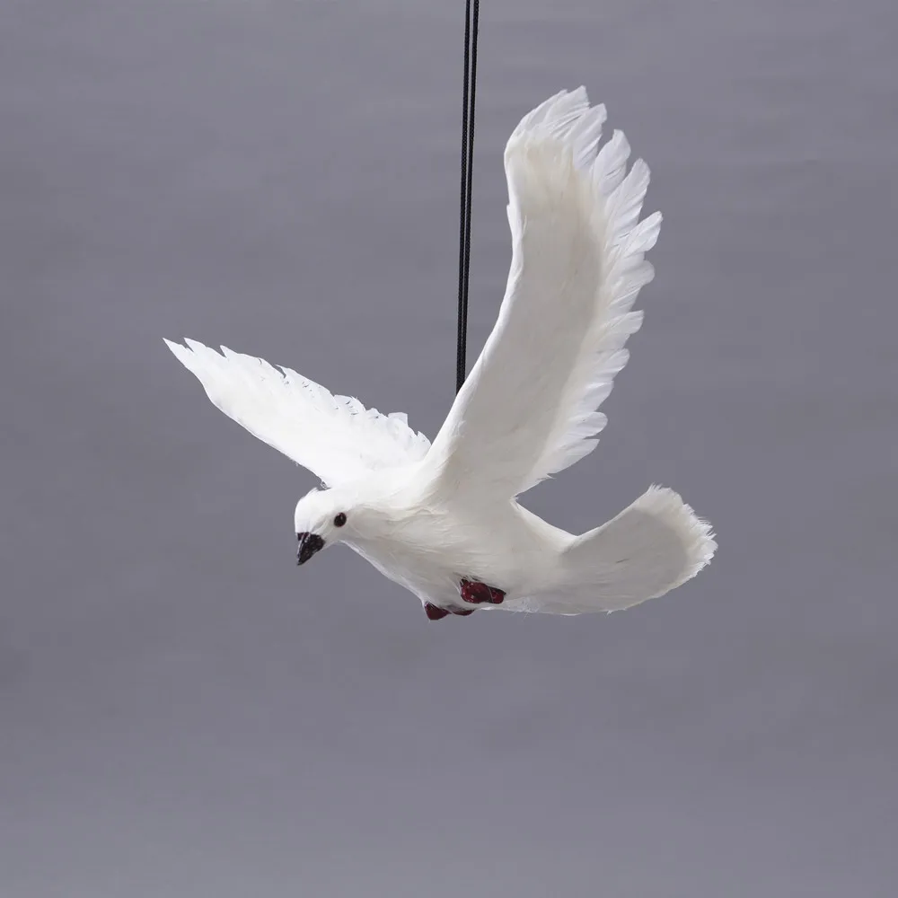 ZILIN Simulated Feather Dove /  Wedding Decoration Flying Dove