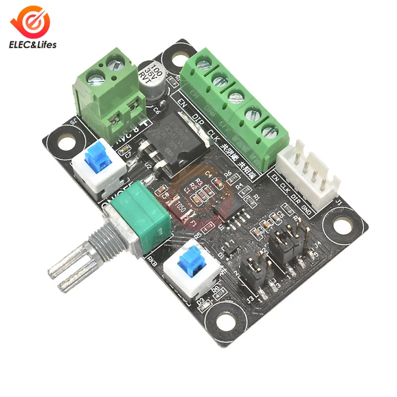 DC 12V 24V Stepper Motor Driver Controller Speed Regulator PWM Pulse Signal Generator Module 8-24V