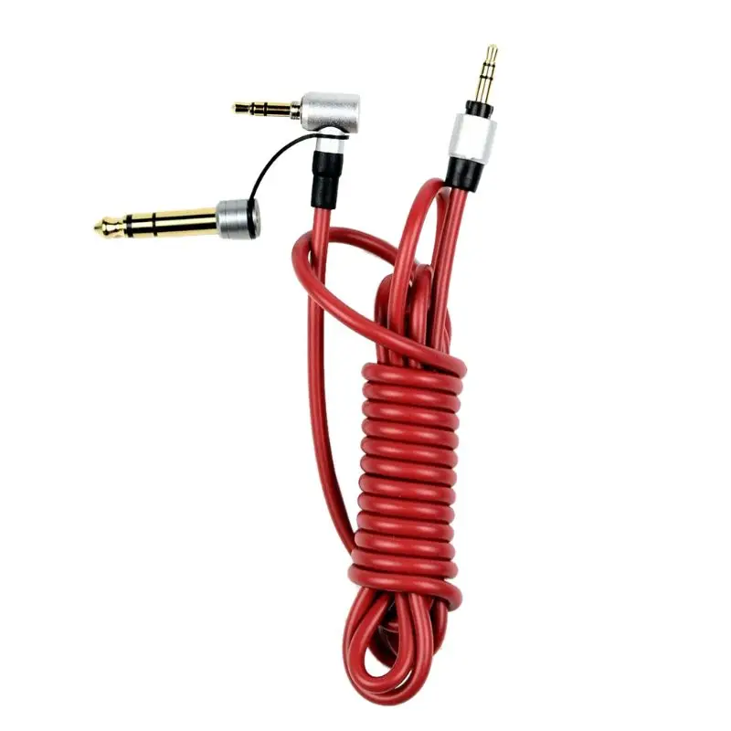 ฤดูใบไม้ผลิสายสเตอริโอสายสัญญาณเสียงสำหรับ DR Dre SOLO/Pro/ Mixr/หูฟัง/สตูดิโอสำหรับ Beats ชุดหูฟังอะแดปเตอร์