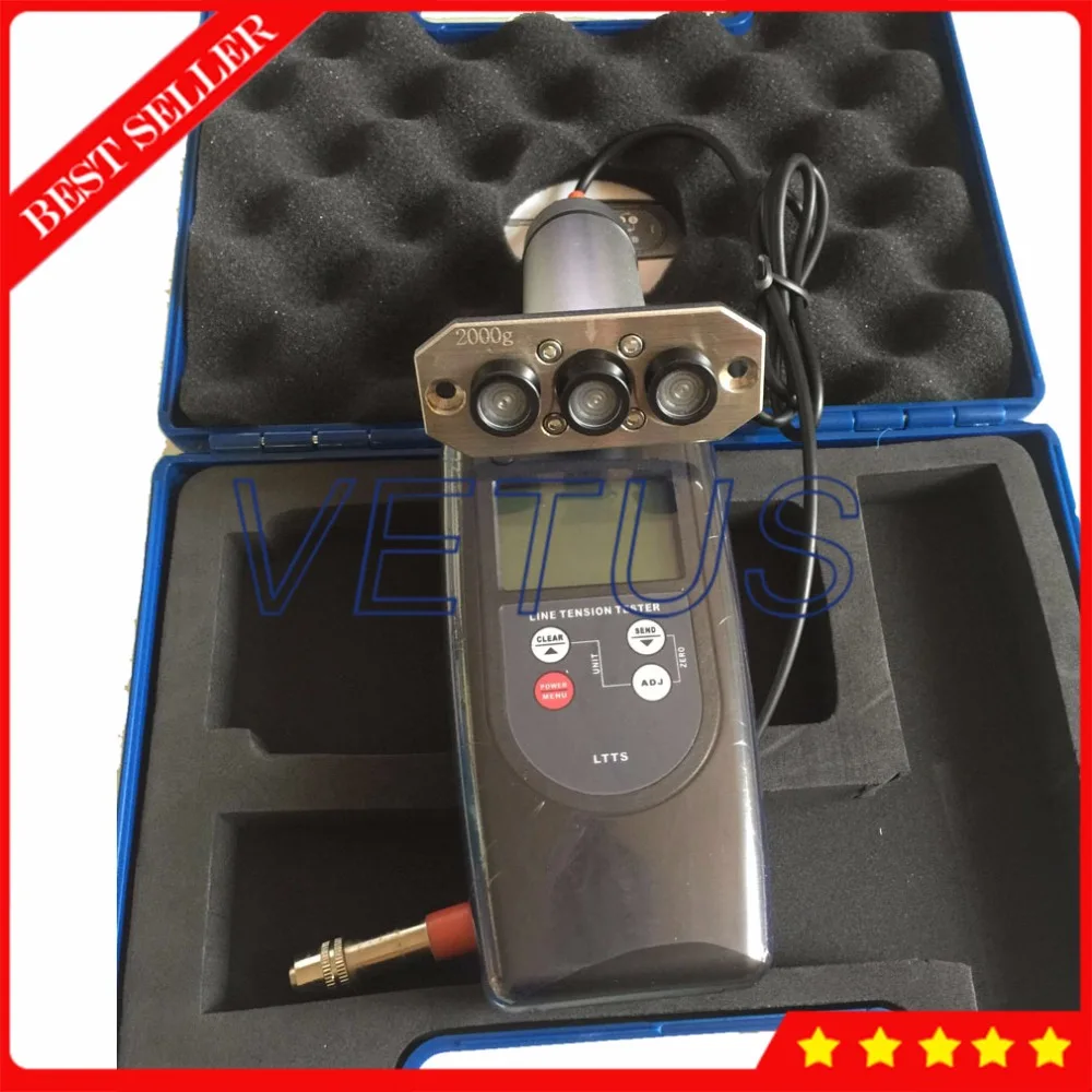 LTTS-500 Digital Wire Tension Tester Gauge of Testing Yarns Fibers Wires Optical Fibe 0~0.5kgf 0~4.9N 0~500gf 0~1.1Lbf Range