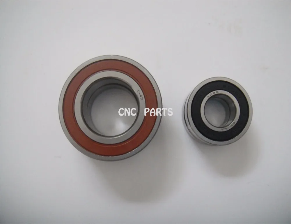 sealed bearings for 2.2KW water cooling spindle 2 pieces 7005 and 2 piece 6002