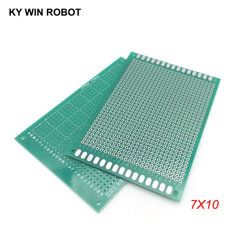 1 szt. 7x10cm 70x100 mm jednostronny prototyp PCB uniwersalna płytka drukowana Protoboard dla Arduino
