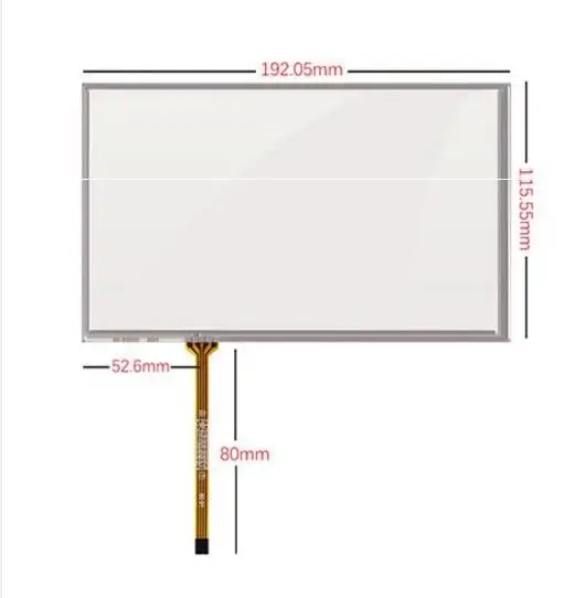 8 inch screen screen touch screen HSD080IDW1 AT080TN64 LCD ST-08006 Jiayi Tian 192.05*115.55