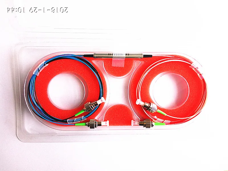 Jyttek Four ports 1550nm Fiber Optic Circulator Singlemode 2x2 Optical circulator  FC/APC Grade P