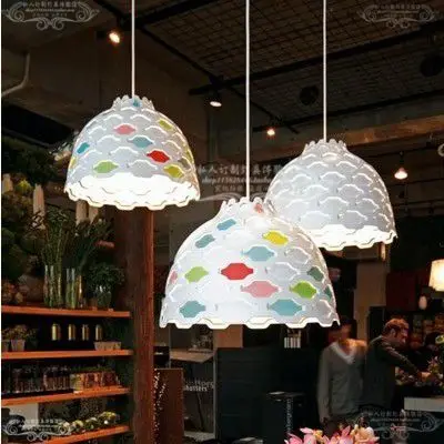 Modern Danish Pendant Lights City Nordic Art Living Room Restaurant Light Creative Individual Rainbow Iron Pendant lamps LO72914