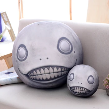 20Cm Grappige Emil Pluche Kussen Speelgoed Gevulde Zachte Pop Full Head Nier:Automata Simulatie Knuffel Creatief Cadeau Voor Vrienden