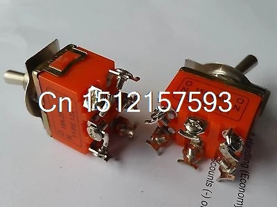 5pcs DPST ON/ON Industrial Toggle Switches 1321 Double pole single throw