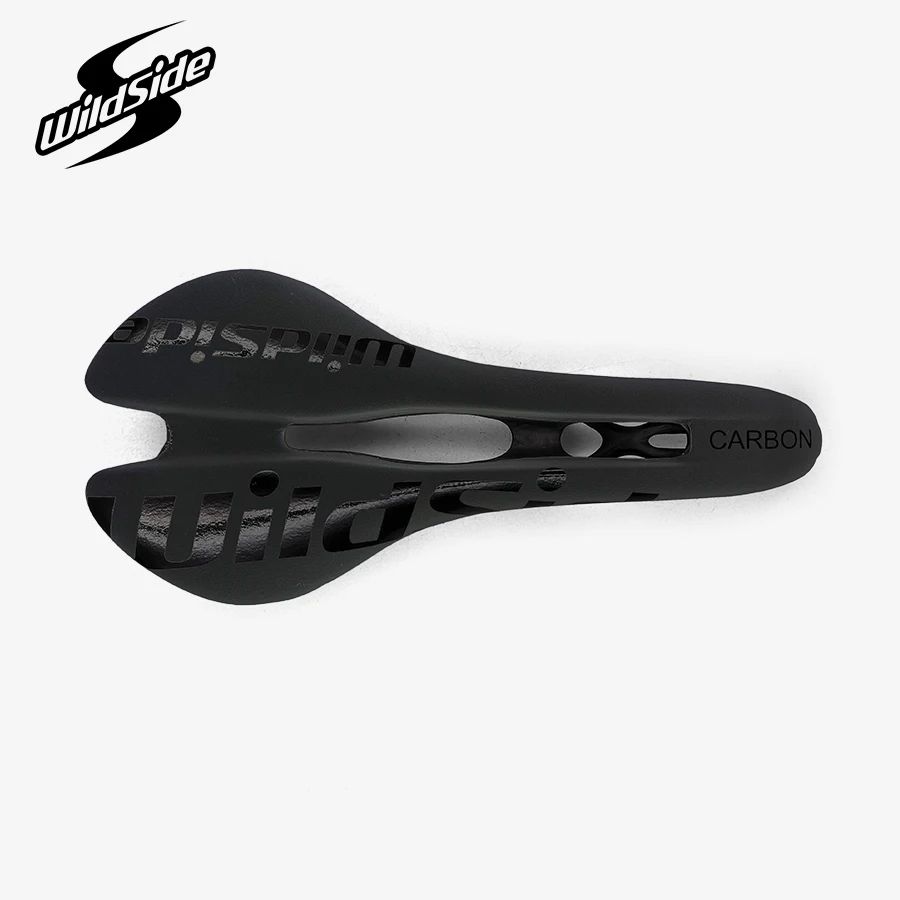 bicycle carbon saddle mtb mountain road bike seat black white full Carbon Fiber Sans Open Saddle cycling Parts bike Accessories