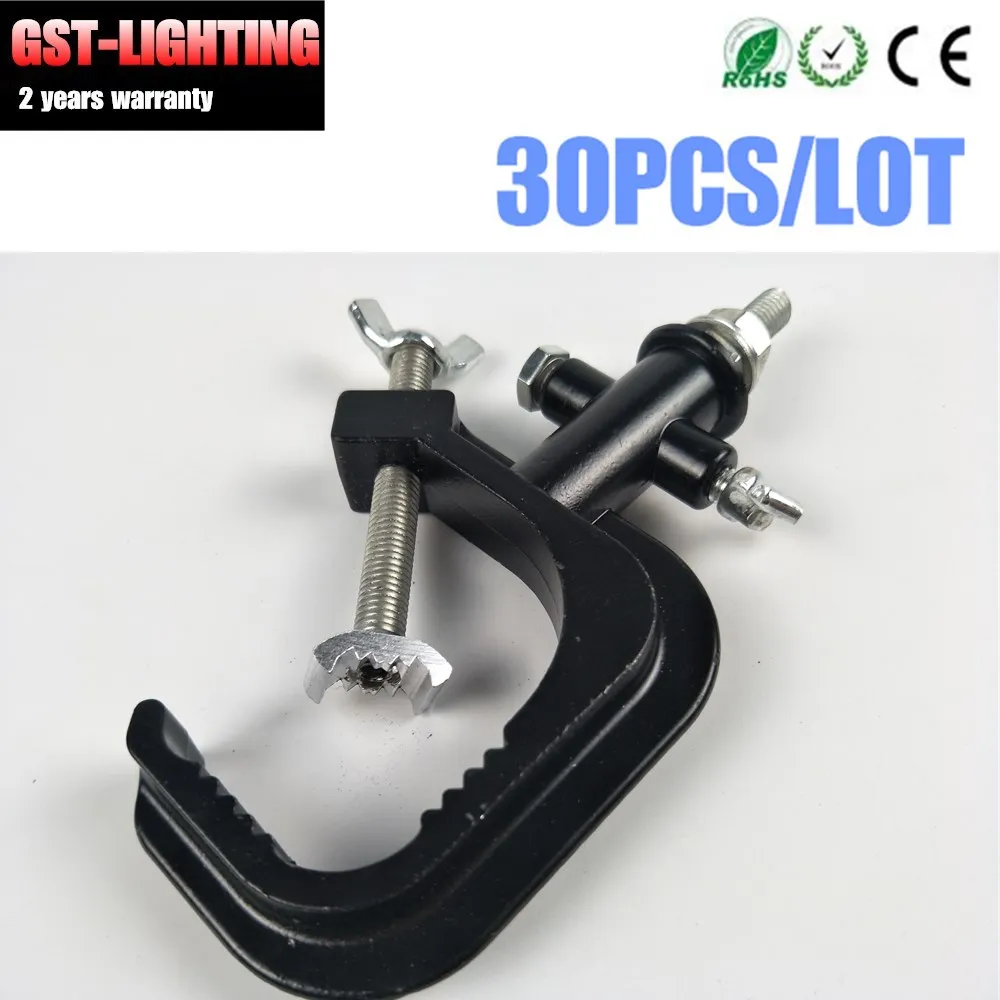 30unit Stage Truss Tube 30-52mm Stage light Clamps 80kg Load hook