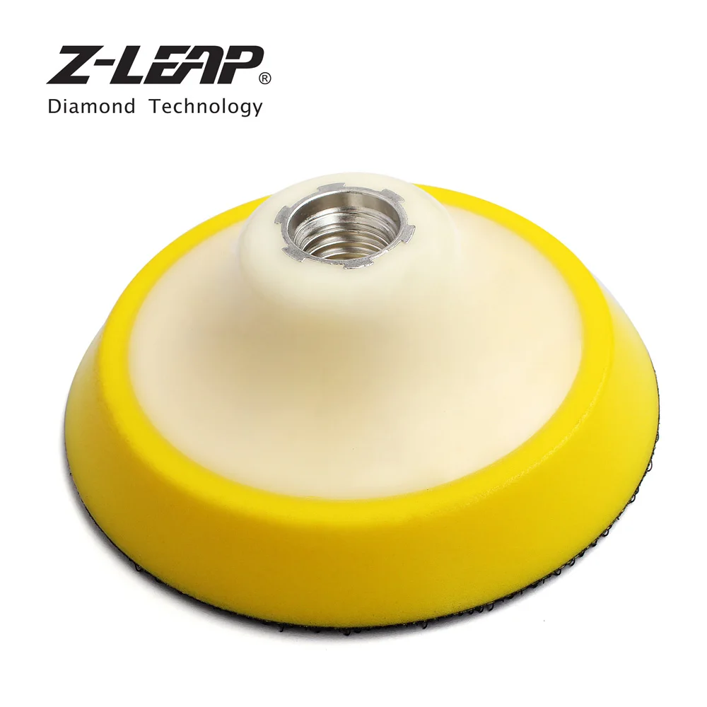 Z-LEAP 4 Inch 1 Piece Backing Plate Car Polishing Backer Pad Professional Polishing Abrasive Power Tool For Buffing Polisher M14