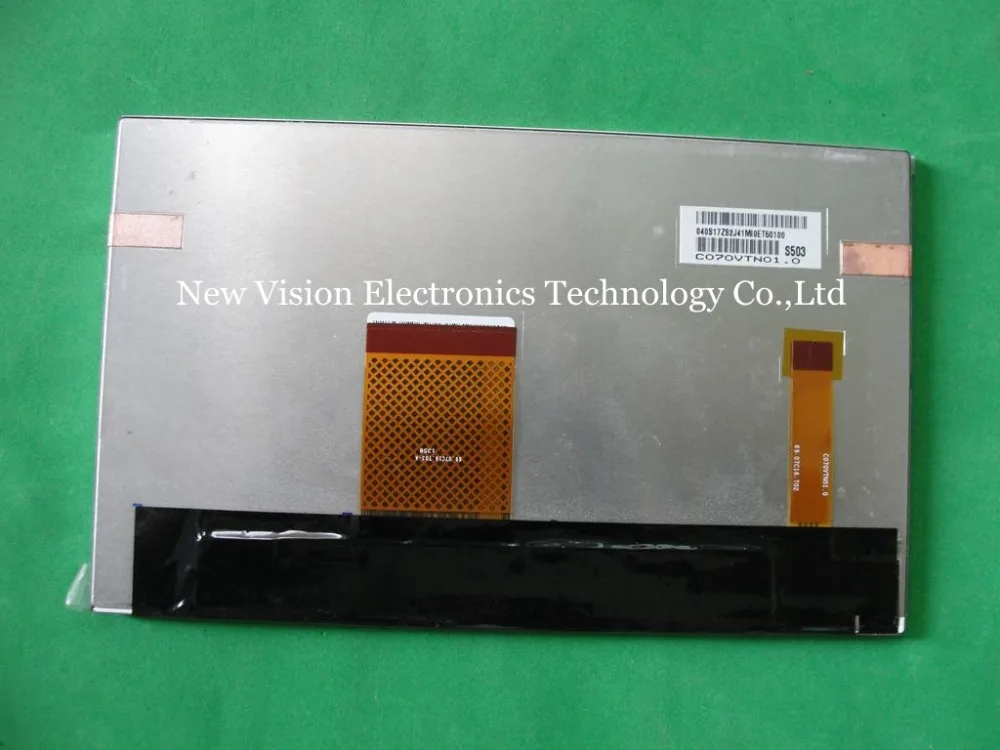 C070VTN01.0 C070VTN01 الأصلي AUO 7 بوصة 800*480 شاشة الكريستال السائل للملاحة سيارة لتحديد المواقع